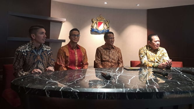 Menkumham Supratman Andi Agtas hadiri acara sarasehan formatur Munaslub Kadin