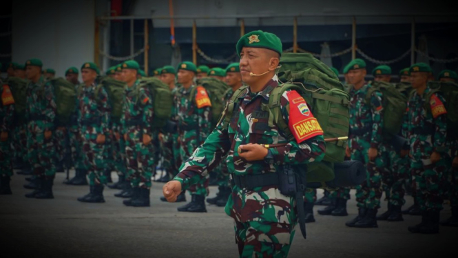 VIVA Militer: Pasukan Yudha Sakti tiba di Pulau Emas 