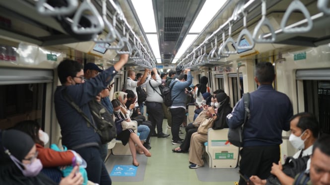 Kondisi LRT Jabodebek saat libur Maulid Nabi