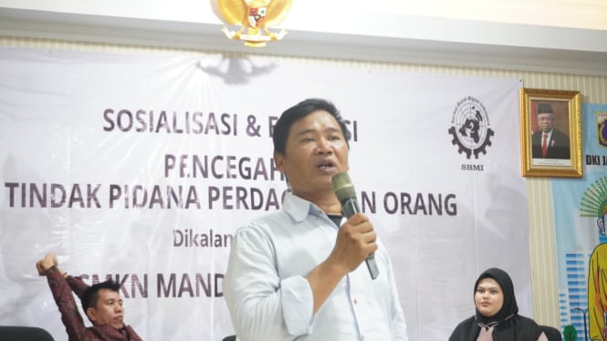 Ketua Umum Persatuan Buruh Migran Indonesia Bobby Anwar Ma’arif