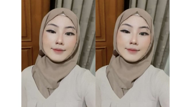 Listy Chan pakai hijab