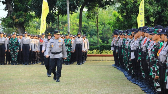 Pembukaan diklat integrasi bintara Polri, TNI AU dan TNI AL