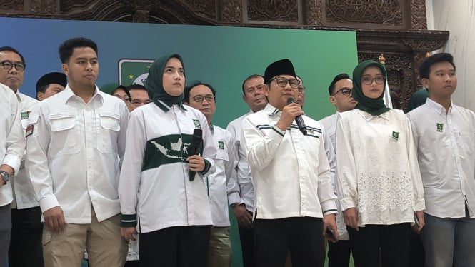 Ketua Umum PKB, Muhaimin Iskandar alias Cak Imin di Kantor DPP PKB, Jakarta Pusat, Rabu, 18 September 2024