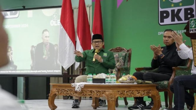 Ketum PKB Muhaimin Iskandar dan Gita Wirjawan