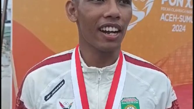 Atlet BMX peraih Medali Emas, Aditya Fajar Soekarno.(istimewa/VIVA)