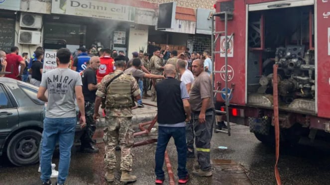 The explosions occurred in southern Lebanon, including the city of Sidon, as well as in Beirut's southern suburbs and in the Bekaa Valley. (BBC document)