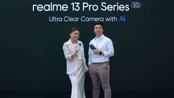 Peluncuran Realme 13 Pro Series 5G di Jakarta, Kamis, 19 September 2024.