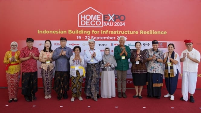 Siti Nur Azizah hadir di Home Deco Expo 2024 di Bali, Kamis 19 September 2024.