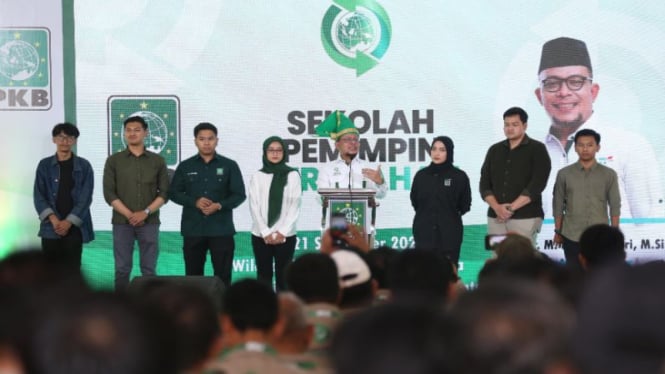 Waketum PKB Hanif Dhakiri di Sespim Wilayah PKB.