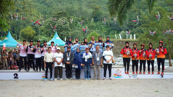 Jawa Barat juara umum cabor arung jeram PON 2024. (Istimewa)