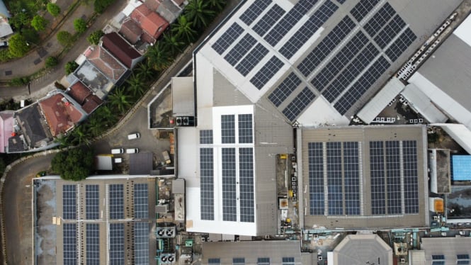 Solar panel di Lippo Malls Indonesia [dok. Humas PT Lippo Malls Indonesia]