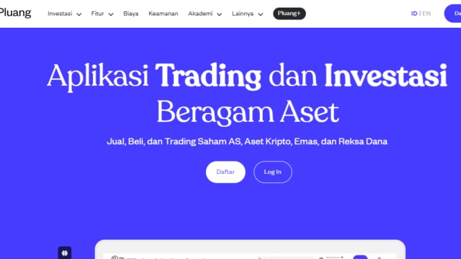 Aplikasi Pluang trading dan investasi