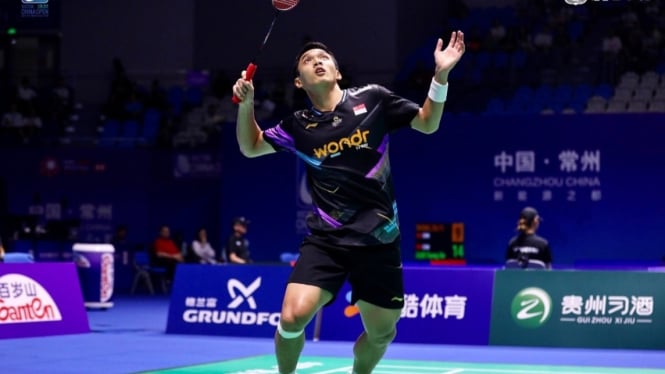 Tunggal putra Indonesia Jonatan Christie