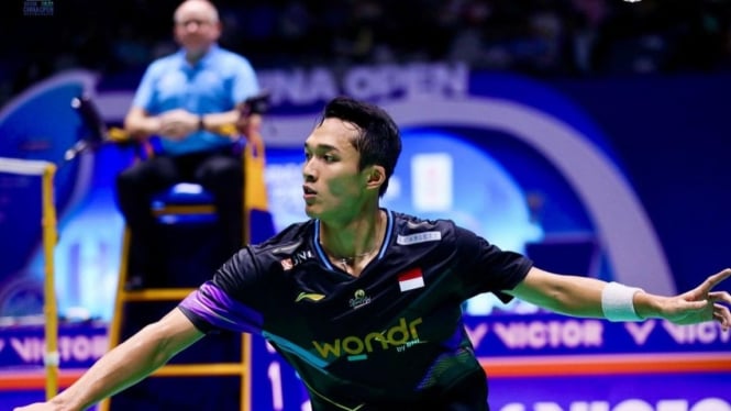 Tunggal putra Indonesia Jonatan Christie