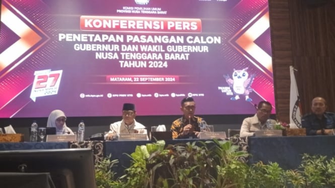 Penetapan Paslon Gubernur dan Wakil Gubernur NTB (Satria)