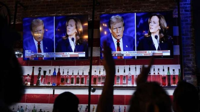 O debate da candidata à presidência dos EUA, Kamala Harris e Donald Trump