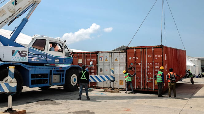 Logistik MotoGP tiba di Mandalika