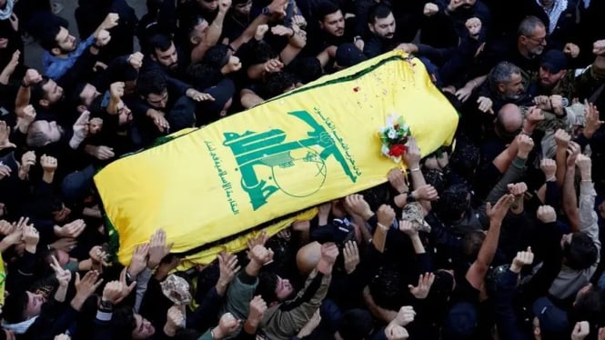 VIVA Militer: Prosesi pemakaman anggota milisi Hizbullah