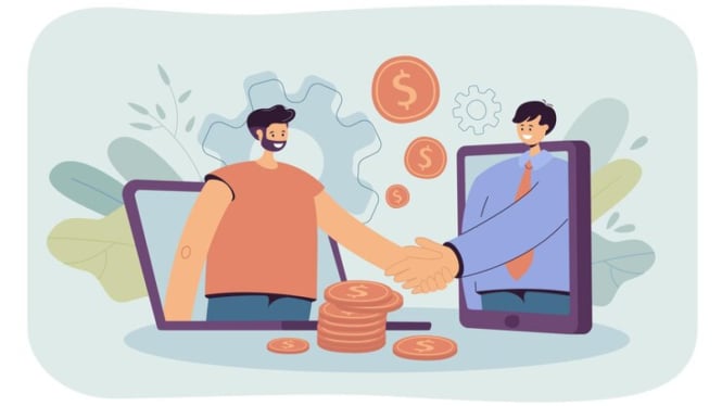 Ilustrasi P2P Lending