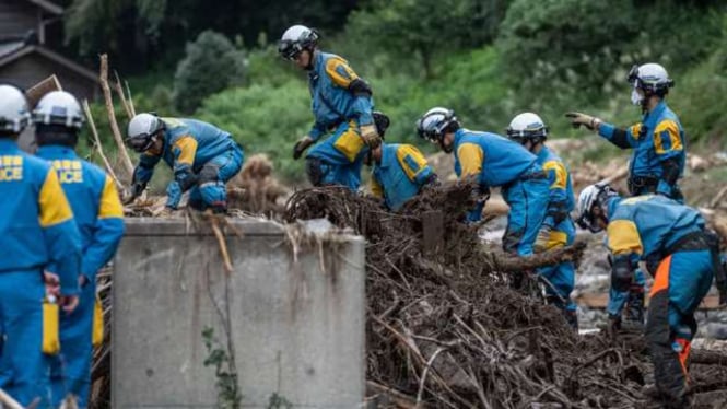 7 Orang Tewas Akibat Banjir di Jepang, Pencarian Korban Terus Berlanjut