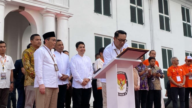 Cagub dan cawagub Jakarta, Ridwan Kamil-Suswono deklarasi pemilu damai