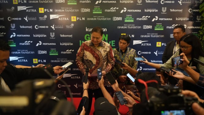 Airlangga Hartarto dalam Kumparan Green Initiative Conference 2024