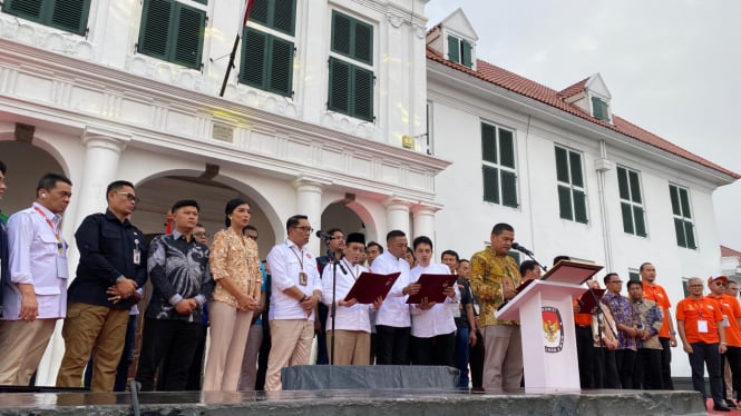 KPU Jakarta gelar deklarasi kampanye damai.