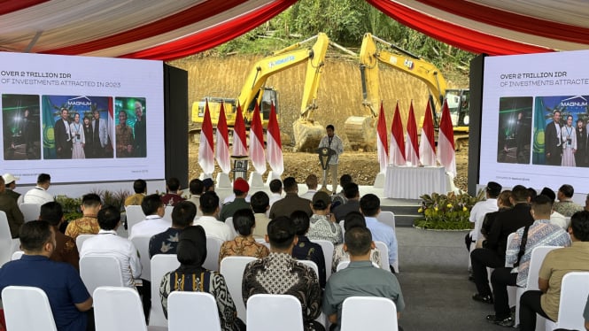 Presiden Jokowi lakukan Grounbreaking ke 8 di IKN