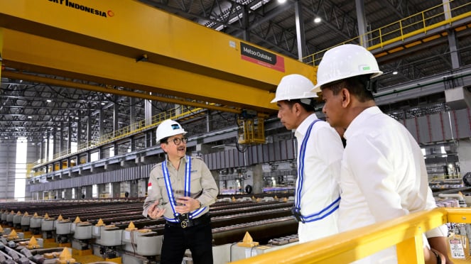 Testes de capacidade de processamento de concentrado de cobre na planta metalúrgica de Freeport.