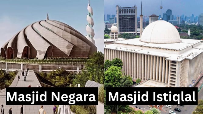 Perbandingan Masjid Negara dan Masjid Istiqlal