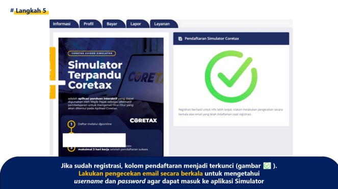 Ilustrasi Simulator Coretax (DOK: DJP)