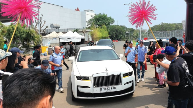 Alex Marquez tiba di Jakarta dengan Rolls-Royce