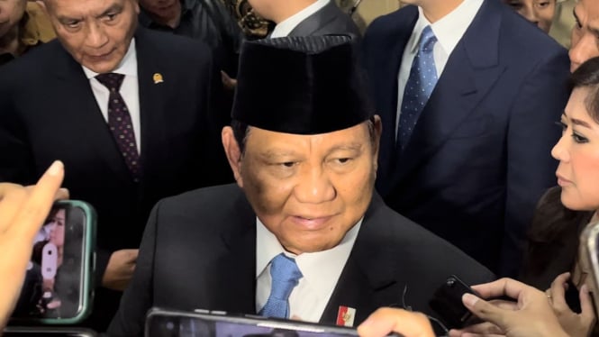 Presiden RI terpilih periode 2024-2029, Prabowo Subianto di Kompleks Parlemen, Senayan, Jakarta Pusat, Rabu, 25 September 2024