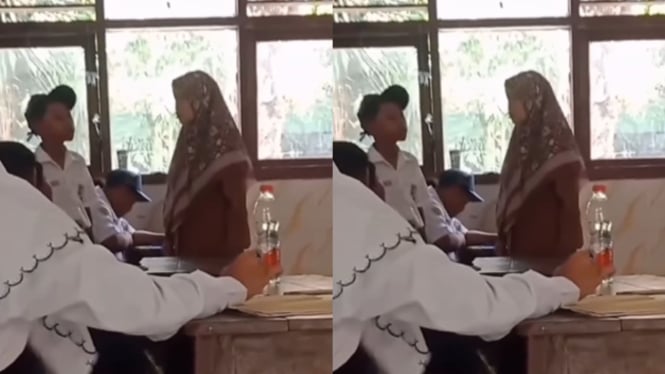 Siswa di Lamongan Ditampar Guru