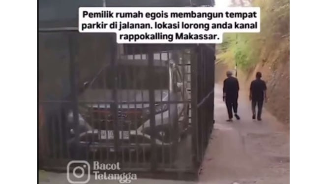 Alasan Pemilik Rumah Bangun Garasi permanen di Jalan Umum