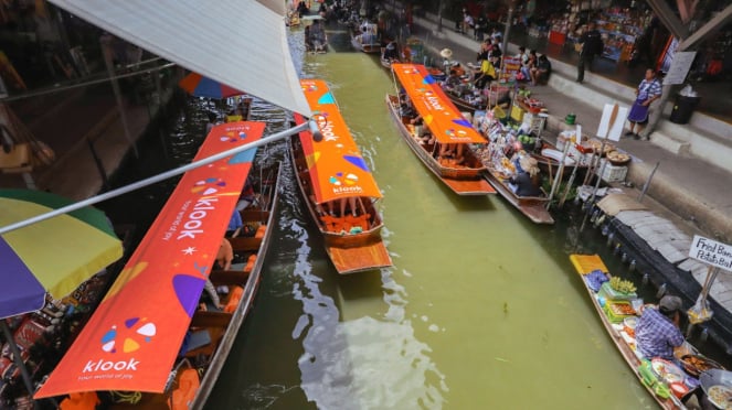 Mercado flotante de Tailandia 2