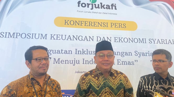 Ketua Umum Forum Jurnalis Wakaf dan Zakat Indonesia (Forjukafi) Wahyu Muryadi