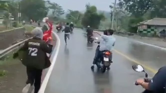 Tawuran pelajar di Brebes, Jawa Tengah