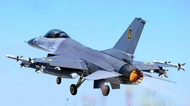 VIVA Militer: Jet tempur F-16 Fighting Falcon militer Ukraina