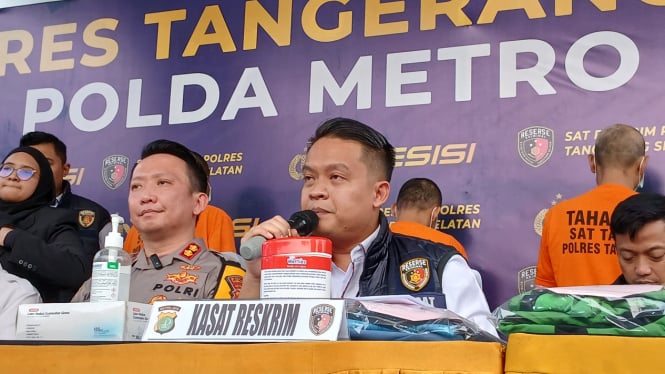 Kasat Reskrim Polres Tangsel AKP Alvino Cahyadi