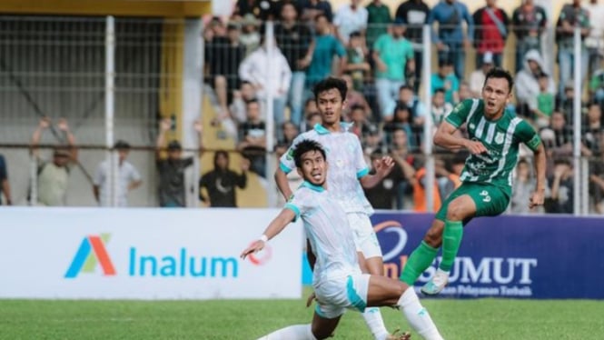 PSMS Medan vs Persikabo di Stadion Baharuddin Siregar, Kabupaten Deliserdang.(instagram PSMS Medan)