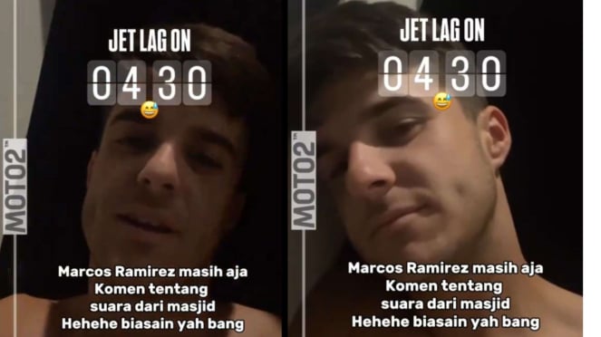 O momento em que um piloto de MotoGP ficou impressionado com a oração do Fajr