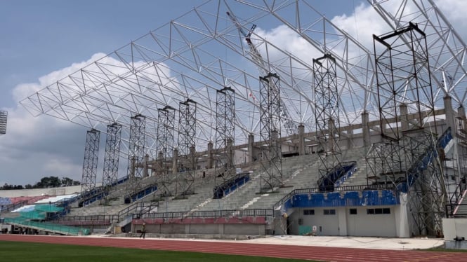 Progres Renovasi Stadion Kanjuruhan Malang