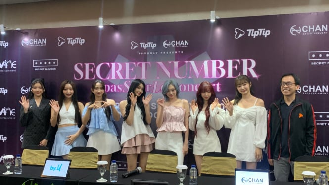 Konferensi Pers Secret Number di Jakarta.