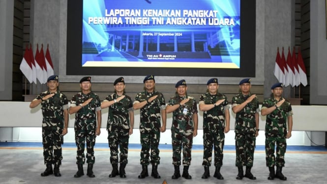 VIVA Militer: 6 Pati TNI naik pangkat satu tingkat lebih tinggi