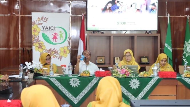 Pusat Aisyiyah bersama Yayasan Abhipraya Insan Cendekia Indonesia (YAICI) Diskusi Terkait Bahaya Susu Kental Manis Bagi Anak (Doc: Istimewa)