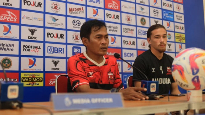 Caretaker Madura United, Rakhmat Basuki (foto: Dede Idrus) 