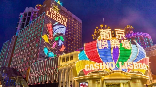 Una imagen de un casino en Macao.