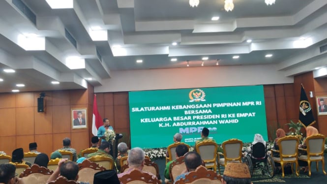 MPR gelar silaturahmi kebangsaan dengan keluarga Presiden ke-4 RI, Abdurrahman Wahid (Gus Dur).