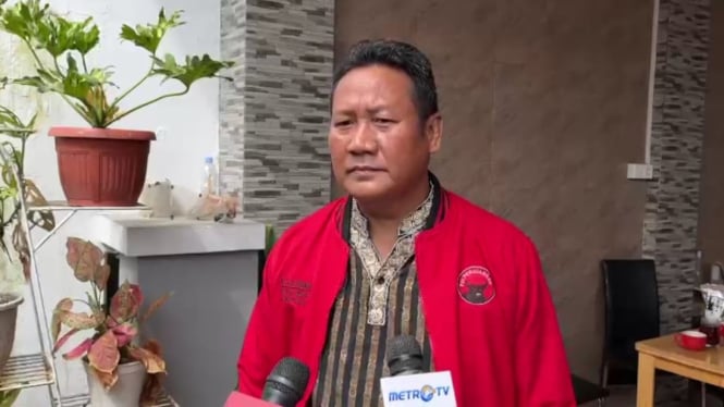 Wakil Ketua DPD PDI Perjuangan Sumut, Aswan Jaya.(B.S.Putra/VIVA)